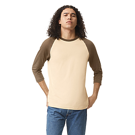 American Apparel CVC Unisex Raglan T-shirt | Carolina-Made