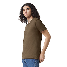American Apparel CVC Unisex V-Neck T-shirt | Carolina-Made