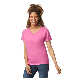 Gildan Heavy Cotton Ladies V-neck t-shirt | Carolina-Made