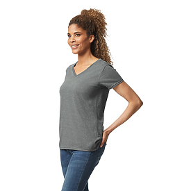 Gildan Heavy Cotton Ladies V-neck t-shirt | Carolina-Made