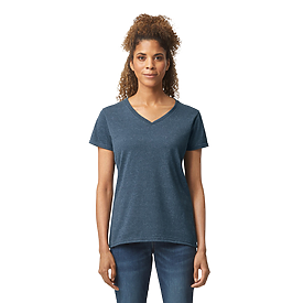 Gildan Heavy Cotton Ladies V-neck t-shirt | Carolina-Made