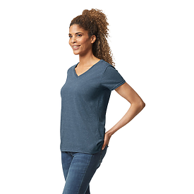 Gildan Heavy Cotton Ladies V-neck t-shirt | Carolina-Made