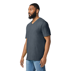 Gildan 4.5oz Softstyle V Neck T | Carolina-Made