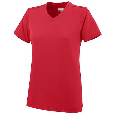 Augusta Ladies EXA Short Sleeve Pinhole Mesh T-shirt