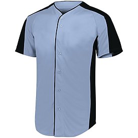 Augusta Full Button Baseball Jersey | Carolina-Made