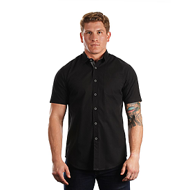 Burnside Men's Short Sleeve Peached Poplin Shirt | Carolina-Made