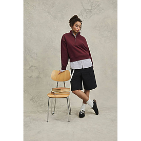 Bella+Canvas Womens 10 Oz Half Zip Pullover