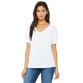 Bella+Canvas 3.7oz Slouchy V-Neck T