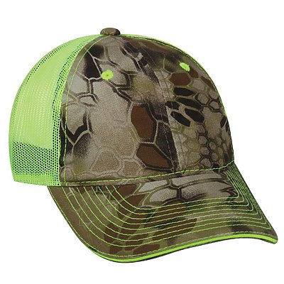 OUTDOOR CAP Washed Brushed Mesh Back Cap