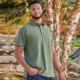 J.AMERICA Comfort Dye Jersey Polo