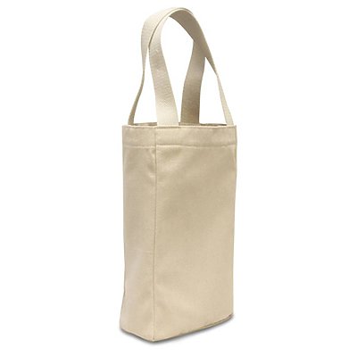 LIBERTY BAGS 10 oz. Canvas Double Wine Tote