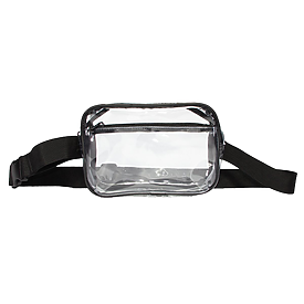 LIBERTY BAGS Clear Stadium 2-Pocket Retail Quality Fanny Pack