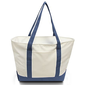 LIBERTY BAGS Bay View Giant Zipper Boat Tote