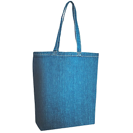LIBERTY BAGS Cotton Denim Gusseted Tote Bag
