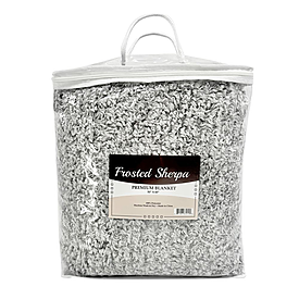 LIBERTY BAGS Alpine Fleece Frosted Sherpa Blanket