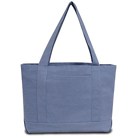 LIBERTY BAGS Seaside Cotton Pigment Dyed Boat Tote | Carolina-Made