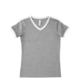 LAT Ladies Retro Ringer Jersey T-shirt