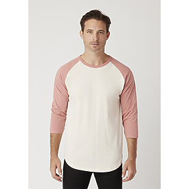 Cotton Heritage Unisex 3/4 Sleeve Baseball Tee