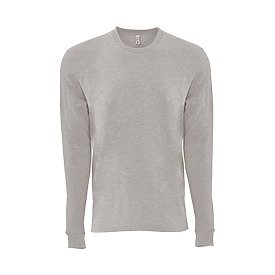 Next Level Men's Sueded Crew Neck T-Shirt – Super Soft Jersey – HTHR Cool Blue - View #5