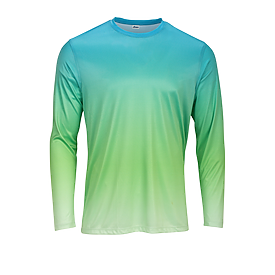 Paragon Barbados Long Sleeve Gradient Print tee | Carolina-Made