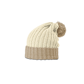 Richardson Caps Chunky Cable Beanie with Cuff & Pom