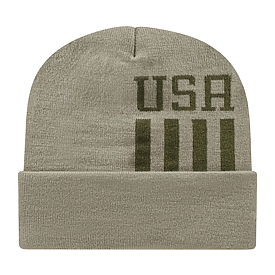 CAP AMERICA USA Made Patriotic Knit Cap