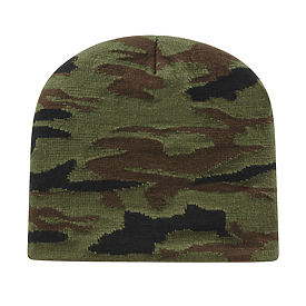 CAP AMERICA USA Made Woodland Camo Knit Beanie