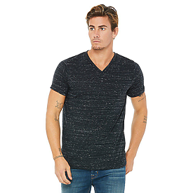 Bella+Canvas Unisex Textured Jersey V-Neck Tee | Carolina-Made