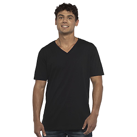 Next Level 4.3oz Unisex 100% Premium Fitted V-Neck T-Shirt
