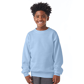 Hanes Youth 7.7 oz. Set-in Crew