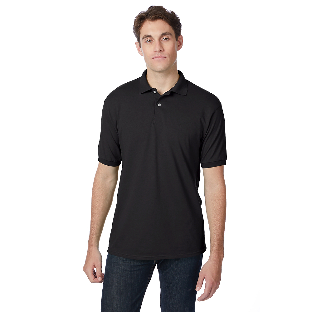 Hanes 50/50 Jersey Knit Golf Shirt | Carolina-Made