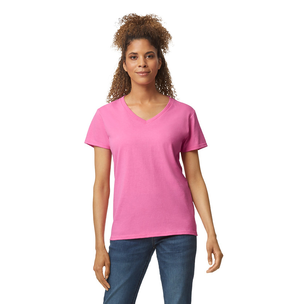 Gildan Heavy Cotton Ladies V-neck t-shirt | Carolina-Made