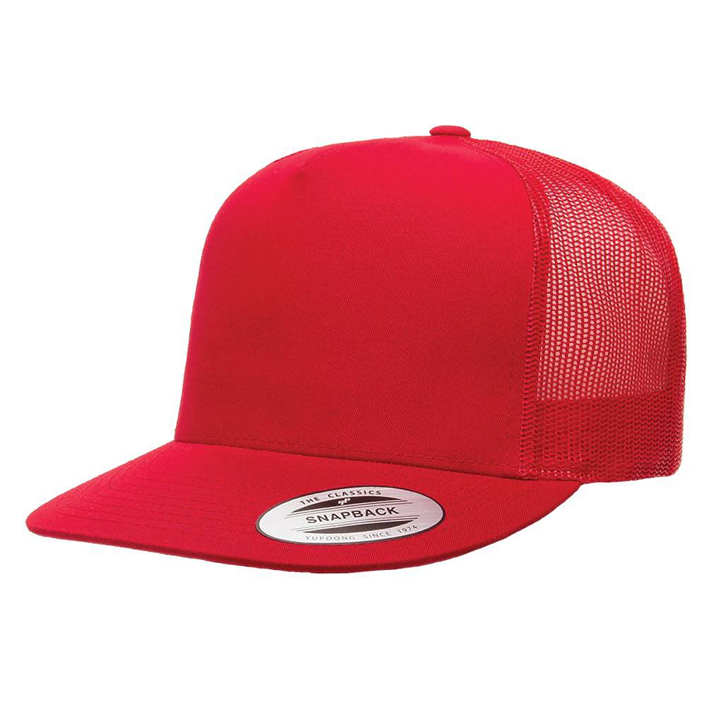 YUPOONG 5 Panel Classic Mesh Trucker's 