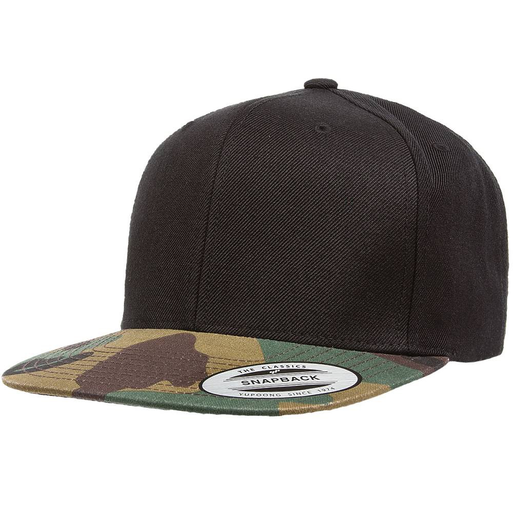 Ashen Fane Wool Blend Snapback Hat – 6-Panel Flat Bill Two-Tone Cap | Structured Mid-Profile For Everyday Wear