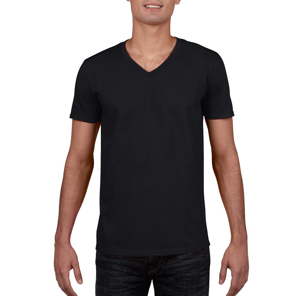 Gildan 4.5oz Softstyle V Neck T | Carolina-Made