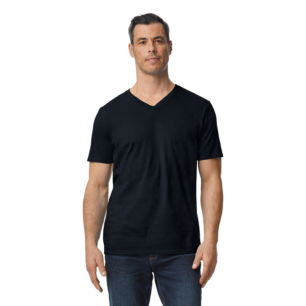 Gildan 4.5oz Softstyle V Neck T | Carolina-Made