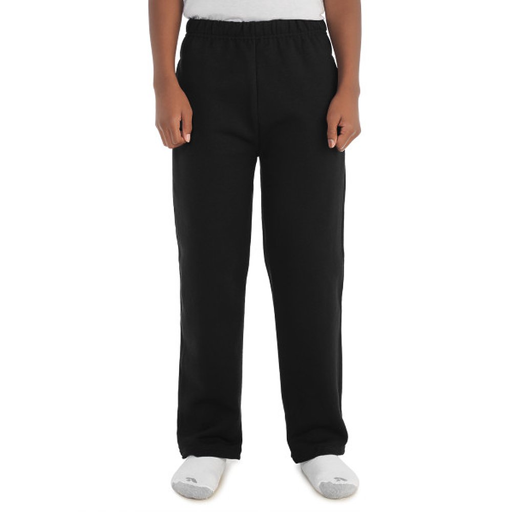 Jerzees Youth 8 oz. Pocketed Open-Bottom Sweatpants | Carolina-Made