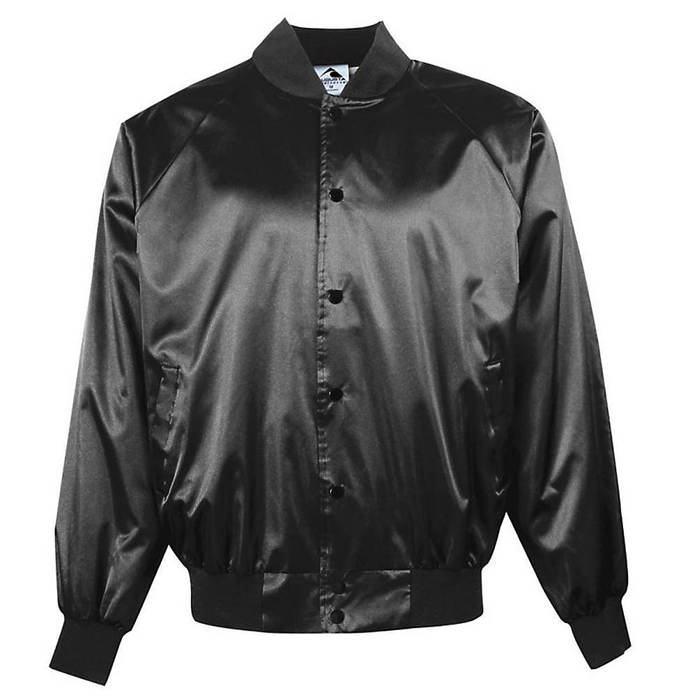 Augusta Solid Satin Baseball Jacket CarolinaMade