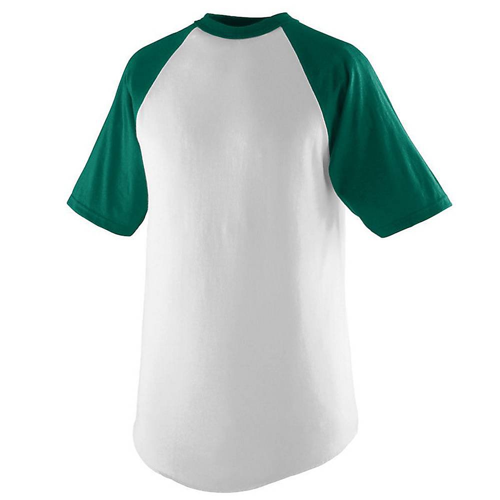 green sleeve baseball shirt