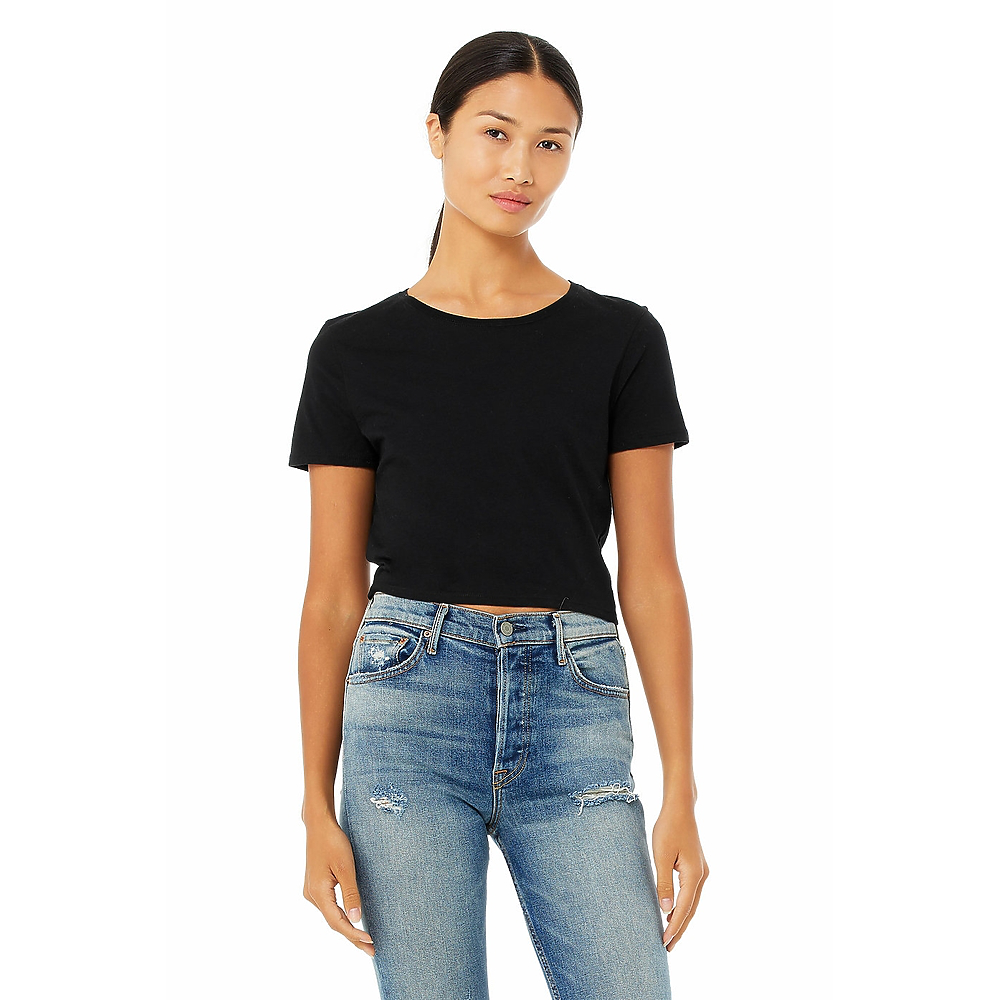 Bella+Canvas Women's Poly-Cotton Crop Tee | Carolina-Made