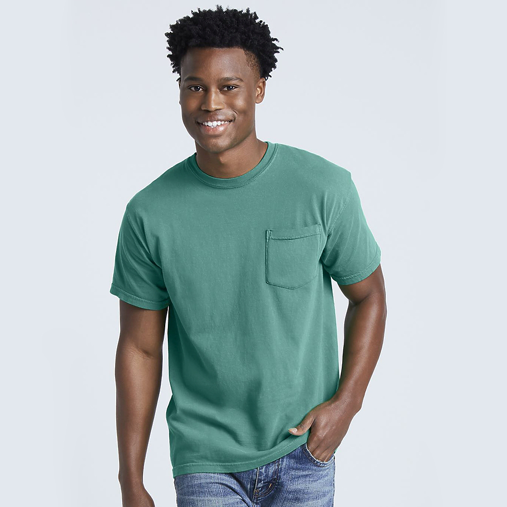 COMFORT 6.1oz 100% Pocket T Carolina-Made