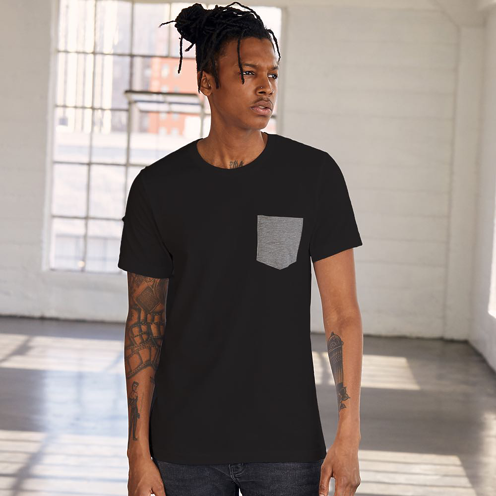 Bella+Canvas Men's Jersey Short Sleeve Pocket Tee | Carolina-Made