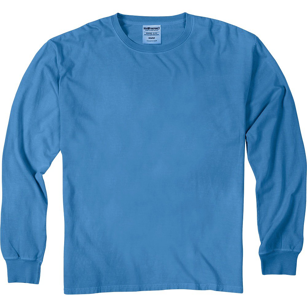 ComfortWash by Hanes GDH200 Garment Dyed Long Sleeve T-Shirt - Summer Squash Yellow S