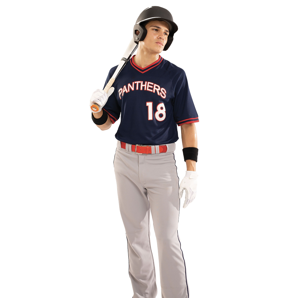 Holloway Retro V-Neck Baseball Jersey 