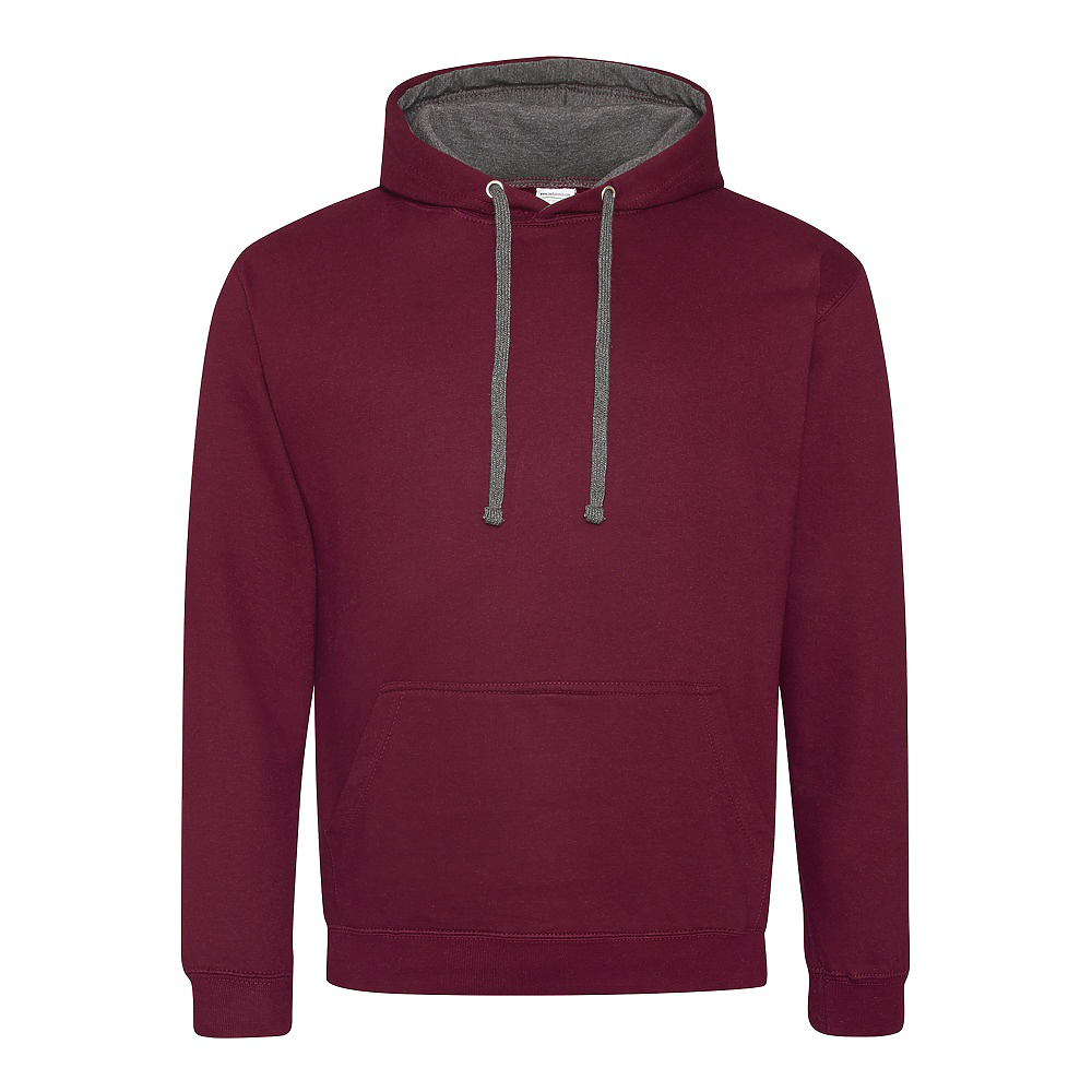 Just Hoods by AWDis Varsity Contrast Hoodie Imprintable Wear