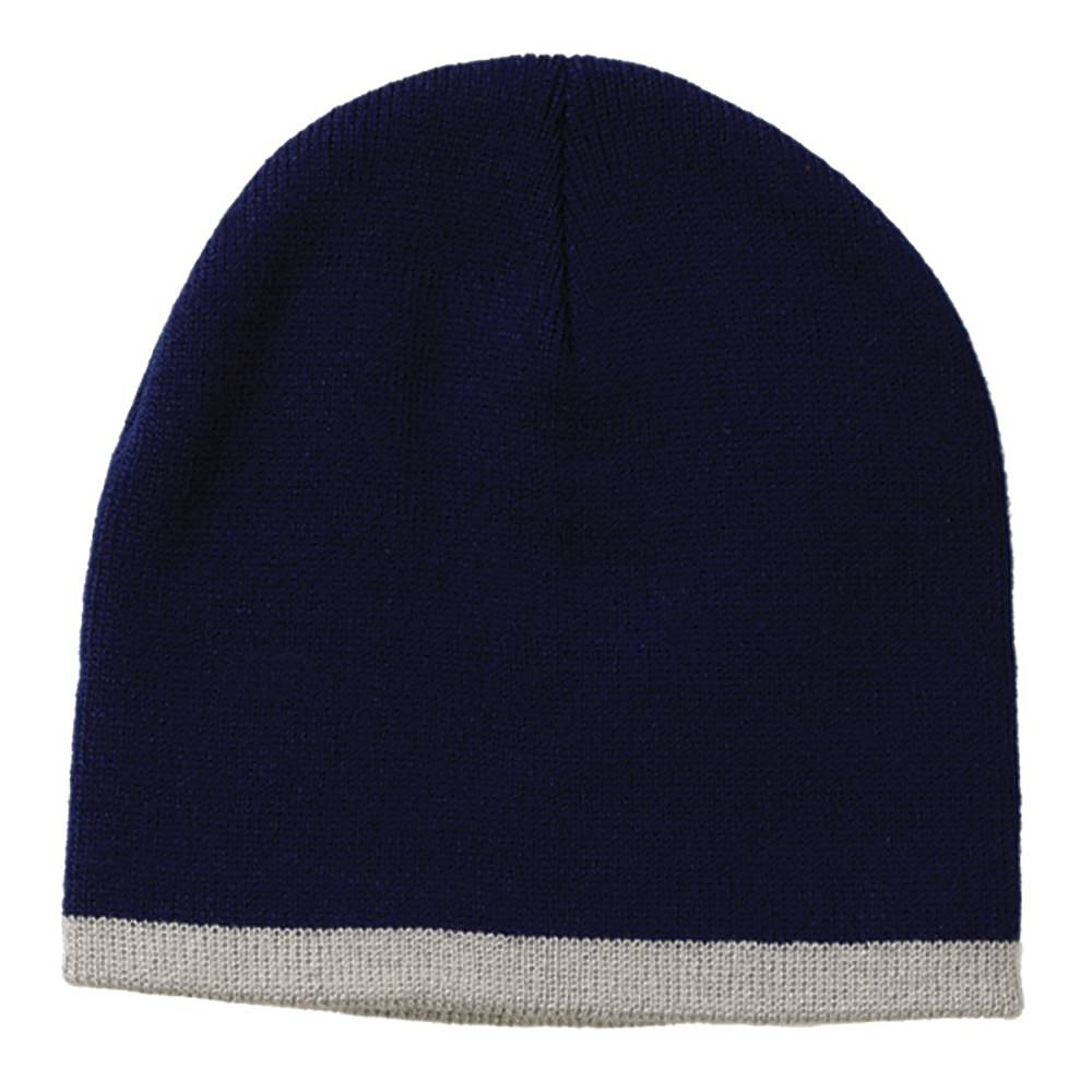 Sportsman Cap Bottom Stripe Knit ImprintableWear