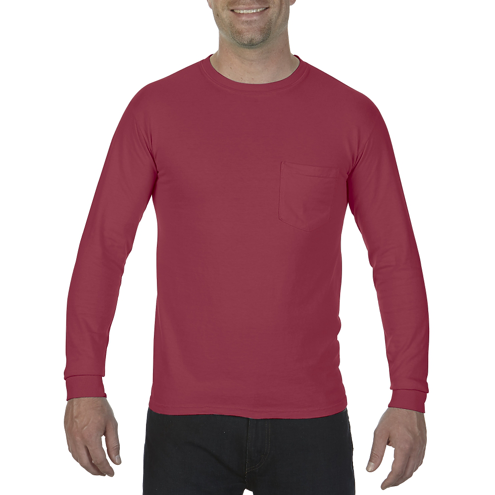 Comfort Colors Long Sleeve Pocket T Shirt Carolina Made