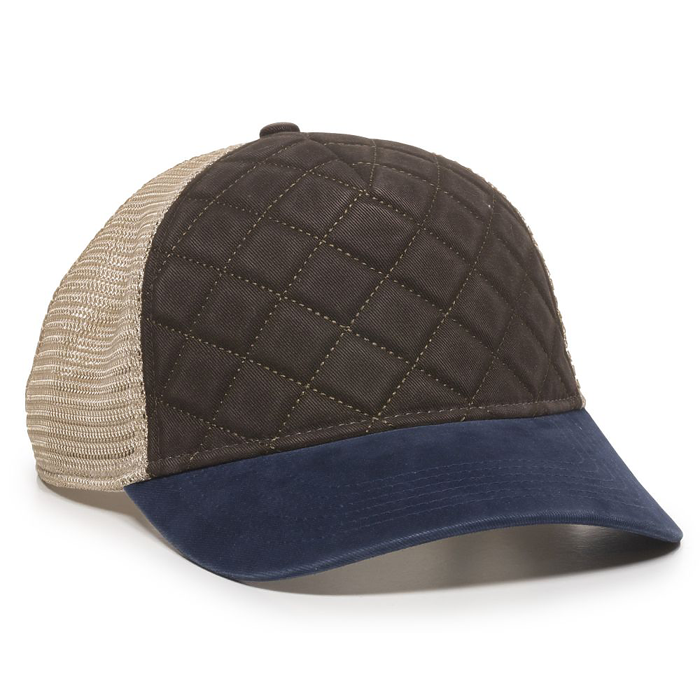 OUTDOOR CAP Quilted Front Meshback Cap CarolinaMade